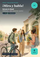 Vorschau - Arbeitsblätter - Spanisch A1 Sprechstarter Schule & Stadt | 6 visuelle Bildimpulse - Deckblatt