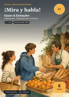 Vorschau - Arbeitsblätter - Spanisch A1 Sprechstarter Essen & Einkaufen | 6 visuelle Bildimpulse - Deckblatt