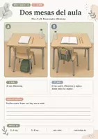 Vorschau - Arbeitsblätter - Spanisch A1 Sprechstarter Schule & Stadt | 6 visuelle Bildimpulse - Seite 3