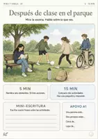 Vorschau - Arbeitsblätter - Spanisch A1 Sprechstarter Freizeit & Zuhause | 6 visuelle Bildimpulse - Seite 2