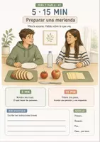 Vorschau - Arbeitsblätter - Spanisch A1 Sprechstarter Essen & Einkaufen | 6 visuelle Bildimpulse - Seite 3