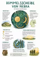 Vorschau - Arbeitsblätter - Lernposter + Arbeitsblätter zum Thema "Himmelsscheibe von Nebra" + Lösung & MP3 + Mindmap + Infografik - Deckblatt