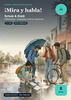 Vorschau - Arbeitsblätter - Spanisch A2 Sprechstarter Schule & Stadt | 6 visuelle Bildimpulse - Deckblatt
