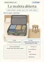 Vorschau - Arbeitsblätter - Spanisch A1 Sprechstarter Reise & Wetter | 6 visuelle Bildimpulse - Seite 1