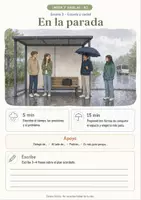 Vorschau - Arbeitsblätter - Spanisch A2 Sprechstarter Schule & Stadt | 6 visuelle Bildimpulse - Seite 3