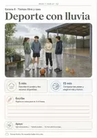 Vorschau - Arbeitsblätter - Spanisch A2 Sprechstarter Freizeit & Zuhause | 6 visuelle Bildimpulse - Seite 2