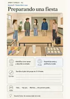 Vorschau - Arbeitsblätter - Spanisch A2 Sprechstarter Freizeit & Zuhause | 6 visuelle Bildimpulse - Seite 3