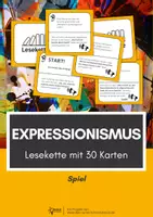 Vorschau - Spiele - Expressionismus: Lesekette für Klasse 8-10 - Deckblatt