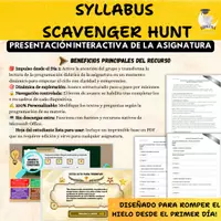 Vista previa - Unidades / Secuencias / Situaciones de Aprendizaje - Búsqueda del Tesoro de la Programación Didáctica | Presentación de la Asignatura (ESO y Bachillerato) - página 1