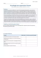 Vorschau - Arbeitsblätter - Materialpaket - Chemie Klasse 11 - Arbeitsblätter - Seite 1