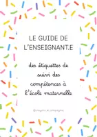 Aperçu - Outils du professeur - Classeur de suivi des apprentissages - Guide des étiquettes 2026 - Page de couverture