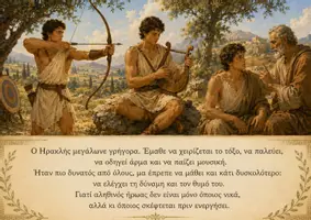Προεπισκόπηση - Πλάνο μαθήματος / Υλικό για τον εκπαιδευτικό - Ο Ηρακλής και οι 12 Άθλοι του | Εικονογραφημένο παιδικό βιβλίο μυθολογίας - Σελίδα 3