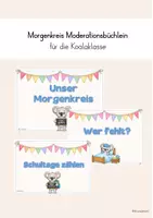 Vorschau - Poster - Morgenkreis Moderation - Strukturbuch I Koalaklasse - Deckblatt