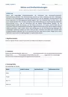 Vorschau - Arbeitsblätter - Arbeitsblatt Chemie Klasse 11 - Alkine und Dreifachbindungen - Deckblatt