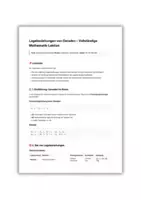 Vorschau - Arbeitsblätter - Lagebeziehungen von Geraden – Vollständige Mathematik-Lektion - Deckblatt