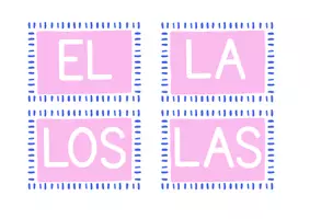 Vista previa - Unidades / Secuencias / Situaciones de Aprendizaje - ASOCIACION GENERO-NUM VOCABULARIO - página 1