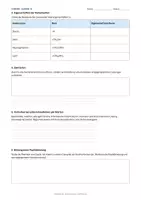 Vorschau - Arbeitsblätter - Arbeitsblatt Chemie Klasse 12 - Aminosäuren und Proteine - Seite 1