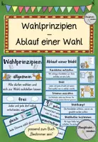 Vorschau - Poster - Wahlprinzipien und Ablauf einer Wahl - Deckblatt