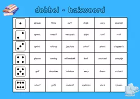 Voorbeeld - Lees- en spellingspel. Dobbel en lees - staal - Voorblad