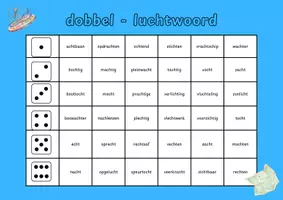 Voorbeeld - Lees- en spellingspel. Dobbel en lees - staal - Pagina 2