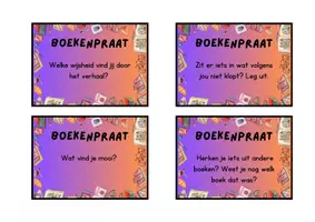 Voorbeeld - Lezen: Praatkaartjes om te bespreken na het lezen - Pagina 2