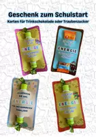 Vorschau - Mal- und Bastelvorlagen - Geschenk zum Schulstart - Traubenzucker - Trinkschokolade - Seite 2