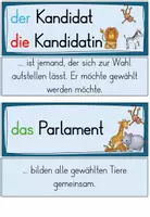 Vorschau - Bildkarten - Wahl / Demokratie - Wortspeicher (passend zum Buch "Bestimmer sein") - Seite 2
