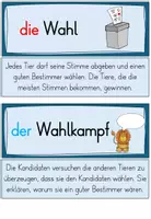 Vorschau - Bildkarten - Wahl / Demokratie - Wortspeicher (passend zum Buch "Bestimmer sein") - Seite 3