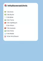 Vorschau - Stundenentwürfe - Lesetraining Bäume Klasse 4 – Leseverständnis mit Lösungen - Seite 1