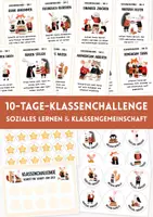 Vorschau - Spiele - Soziales Lernen - 10-Tage-Klassenchallenge, Klassengemeinschaft & Tagesziele für die Grundschule - Deckblatt