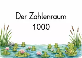 Vorschau - Spiele - 999 Froschgeschwister ziehen um - Zahlenstrahl/ Visualisierung ZR 1000 - Seite 2