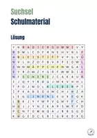 Vorschau - Arbeitsblätter - Schulmaterial Suchsel mit Lösung - Seite 1