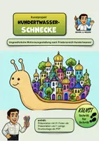 Vorschau - Stundenentwürfe - Kunstprojekt "Hundertwasser Schnecke" | Schritt für Schritt Anleitung | Bunt-/Filzstifte - Deckblatt
