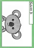 Vorschau - Stundenentwürfe - Süßer Koala mit Wasserfarben, Kunst Grundschule - Seite 3