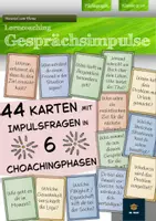 Vorschau - Anderer Materialtyp - Lerncoaching - Gesprächsimpulskarten Lerncoachinggespräch | Klasse 5-10 - Deckblatt