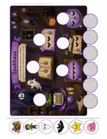 Vorschau - Spiele - Halloween Klettkarten Musik – Rhythmus zuordnen | Bild-Wort-Kreise für die Grundschule - Seite 3
