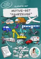 Vorschau - selbst erstellte Cliparts/Grafiken - Doodle-Cliparts-Set "Fahrzeuge" Motive-Set - Deckblatt
