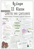 Vorschau - Präsentationen/Tafelbilder - Genetik: Genregulation, Epigenetik, Stammzellen | Biologie 12 | 2 fertige Unterrichtsstunden | sofort einsetzbar - Deckblatt