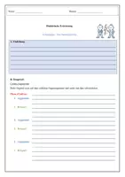 Vorschau - Arbeitsblätter - Dialektische Erörterung - Schreibplan - Deckblatt