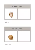 Vista previa - Tarjetas / Manipulativos - CONSCIÈNCIA FONOLÒGICA. . APARELLAR PARAULES RIMADES (TARDOR) - página 2