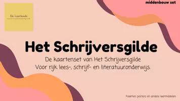 Voorbeeld - Het Schrijversgilde | Kaartenset Middenbouw (groep 3-5) - Pagina 1
