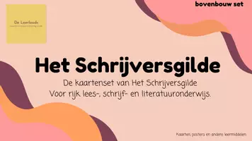 Voorbeeld - Het Schrijversgilde | Kaartenset Bovenbouw (groep 6-8) - Pagina 1