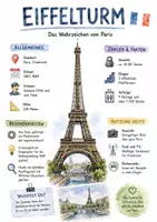 Vorschau - Arbeitsblätter - Lernplakat + Arbeitsblatt zum Thema "Eiffelturm" + Onlineübung & MP3 + Mindmap + Infografik - Deckblatt