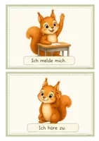 Vorschau - Poster - Klassenregeln | Regelplakate für deine Eichhörnchenklasse - Seite 3