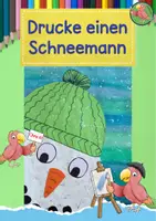 Vorschau - Mal- und Bastelvorlagen - Kunst Winter, 4 Projekte für die 1. und 2. Klasse, Grundschule, Materialpaket - Seite 1