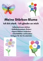 Vorschau - Stundenentwürfe - Meine Stärken-Blume – Kreative Vorlagen für Selbstvertrauen & Selbstbewusstsein - Deckblatt