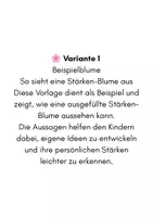 Vorschau - Stundenentwürfe - Meine Stärken-Blume – Kreative Vorlagen für Selbstvertrauen & Selbstbewusstsein - Seite 3