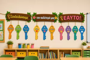 Προεπισκόπηση - Υποστηρικτικό υλικό / Ειδική αγωγή - Ξεκλειδώνουμε τον καλύτερό μας εαυτό – Διακοσμητική γιρλάντα με μηνύματα | Διακόσμηση τάξης | SEL - Σελίδα 1