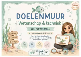Voorbeeld - Doelenmuur: Wetenschap en techniek (2de kleuterklas) - Voorblad