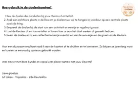 Voorbeeld - Doelenmuur: Wetenschap en techniek (2de kleuterklas) - Pagina 2